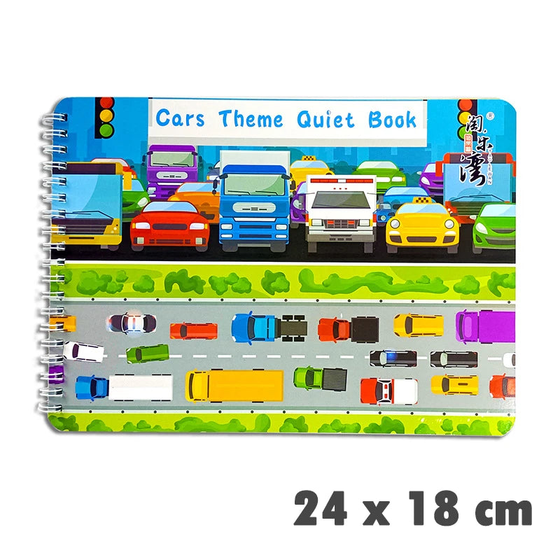 Quiet Busy Book Montessori Toys for Toddler Preschool Activity Binder Busy Board Autism Early Educational Learning Toys For Baby